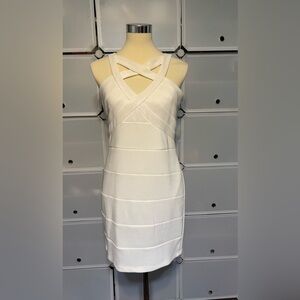 Sexy White Bandage Dress